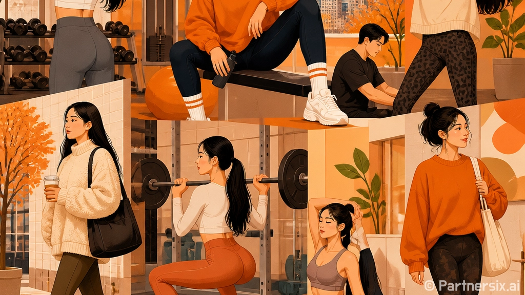 편안하면서도 스타일리시하게, 레깅스 활용법