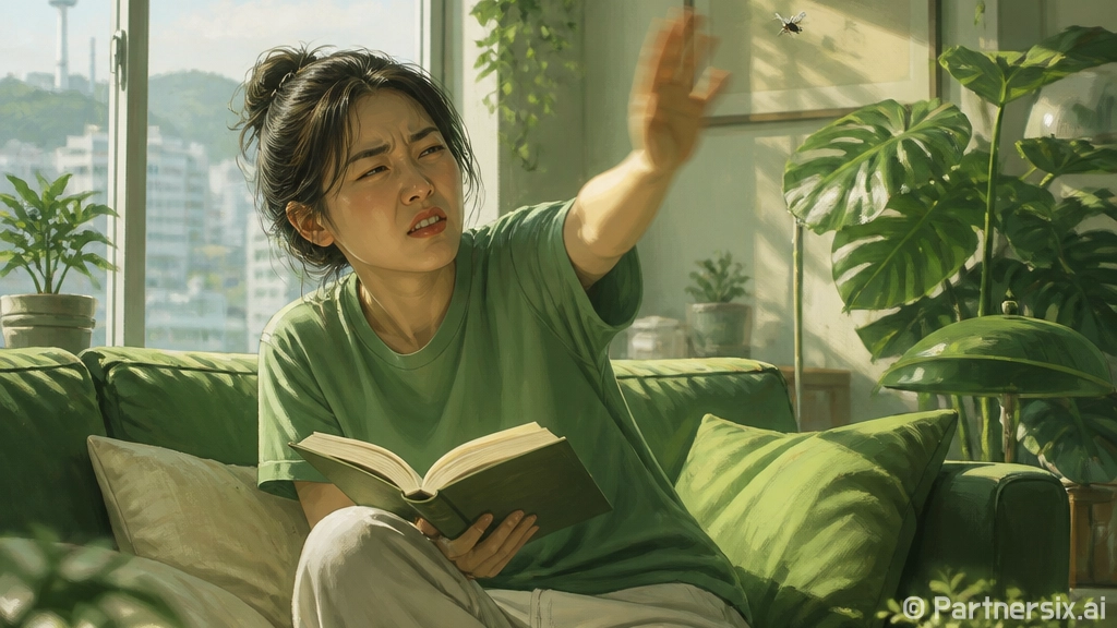 눈파리를 쉽게 잡는 방법