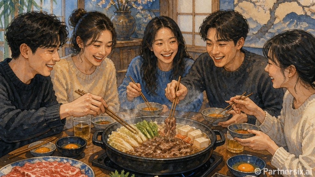 집에서 쉽게 만들어보는 스키야키의 비법