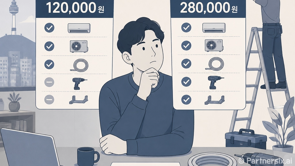 벽걸이에어컨설치비용…