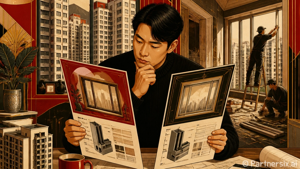 24평 샷시 교체 …