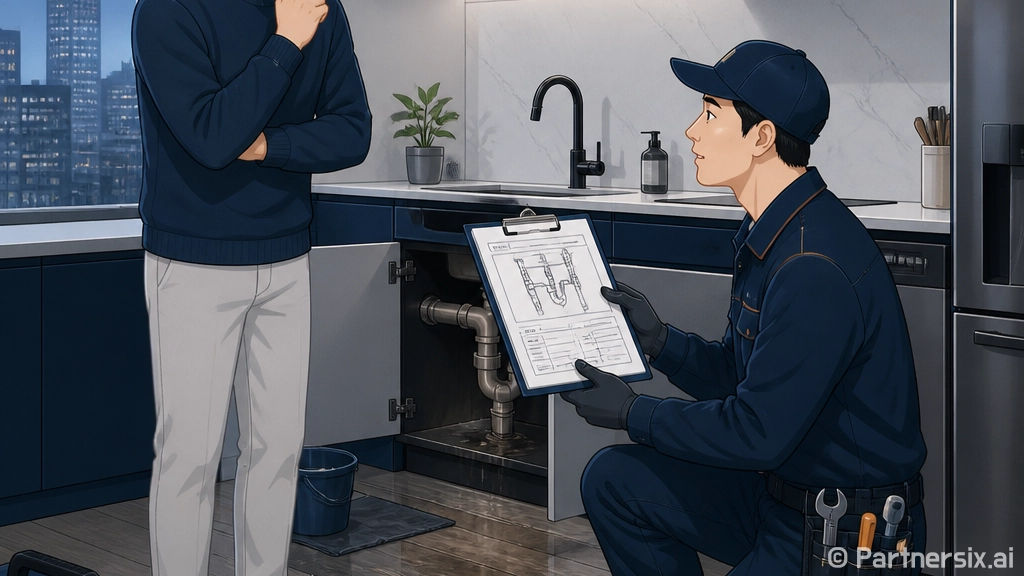 수도 누수 공사 견…