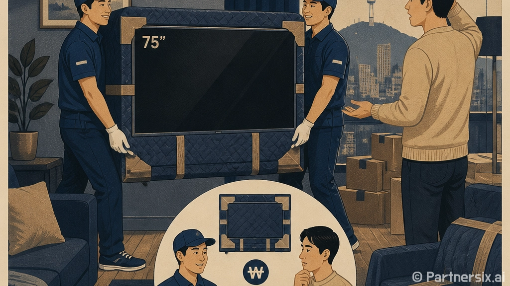 이사할 때 티비 파…