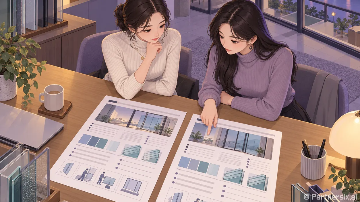 유리 시공 업체 견적 제대로 비교하는 방법