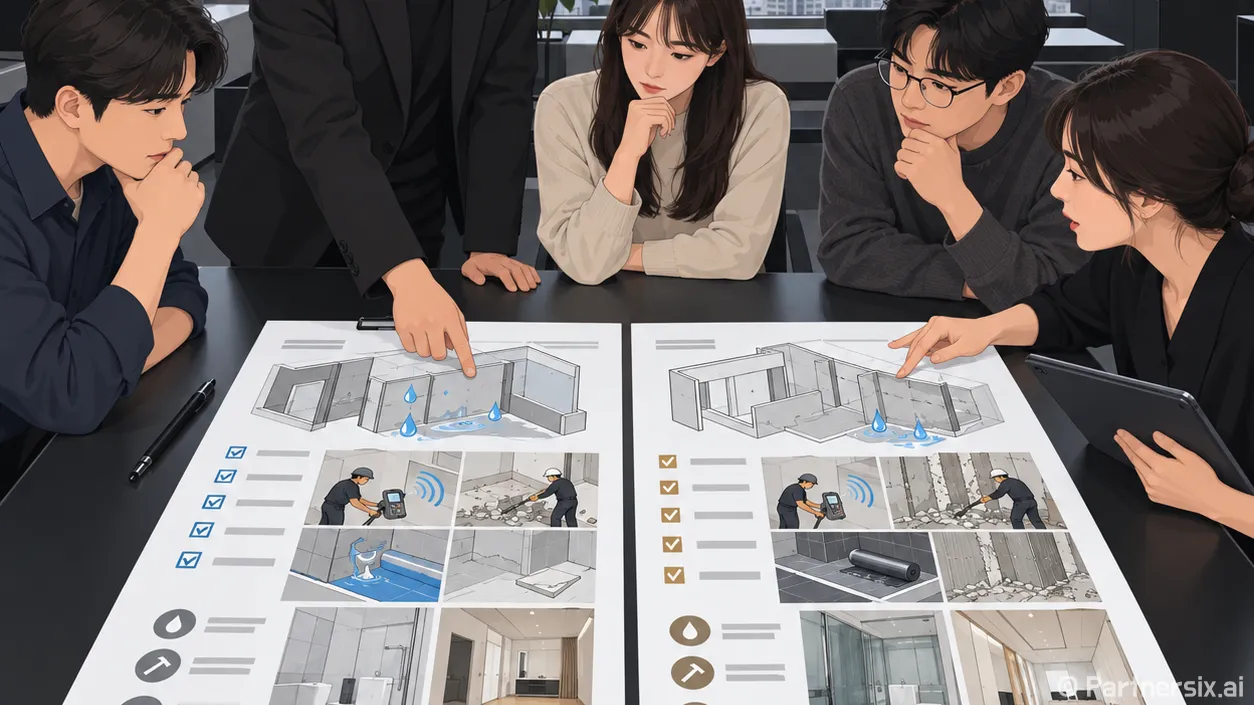 김포 구래 누수공사 견적 제대로 비교하는 방법