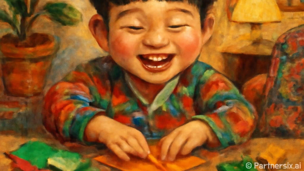 색종이 개구리 접기…