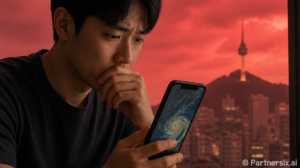태풍찬홈 경로 확인…