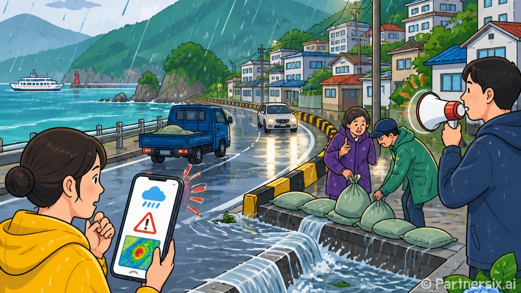 거제 물난리 소식 …