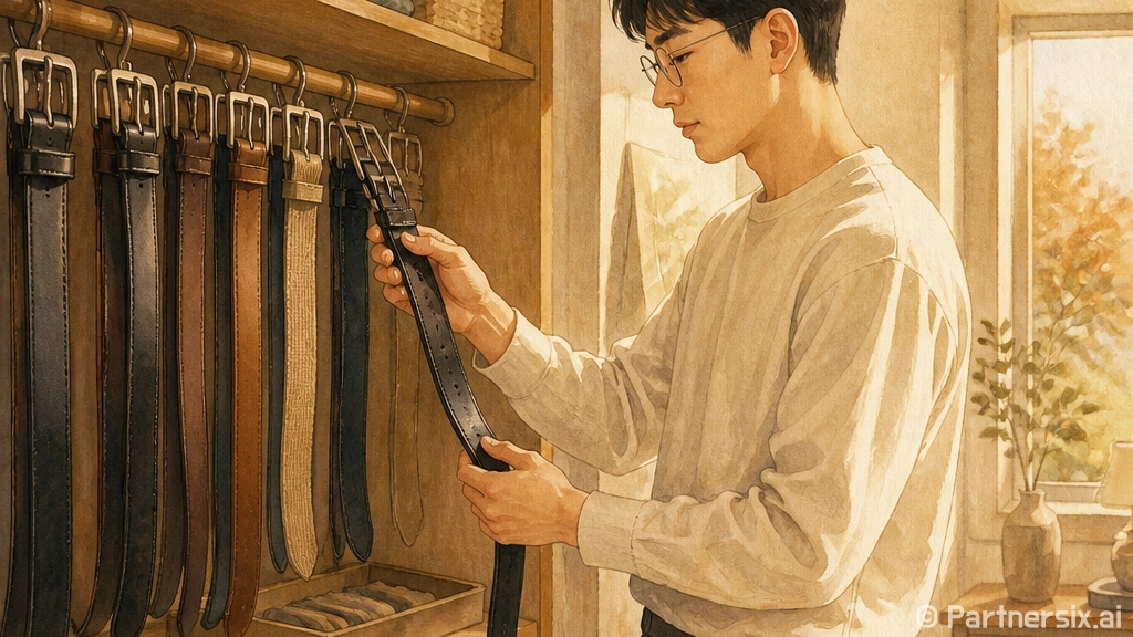 초보자를 위한 벨트 고르는 방법, 바지핏부터 소재까지 이렇게 보면 쉬워요