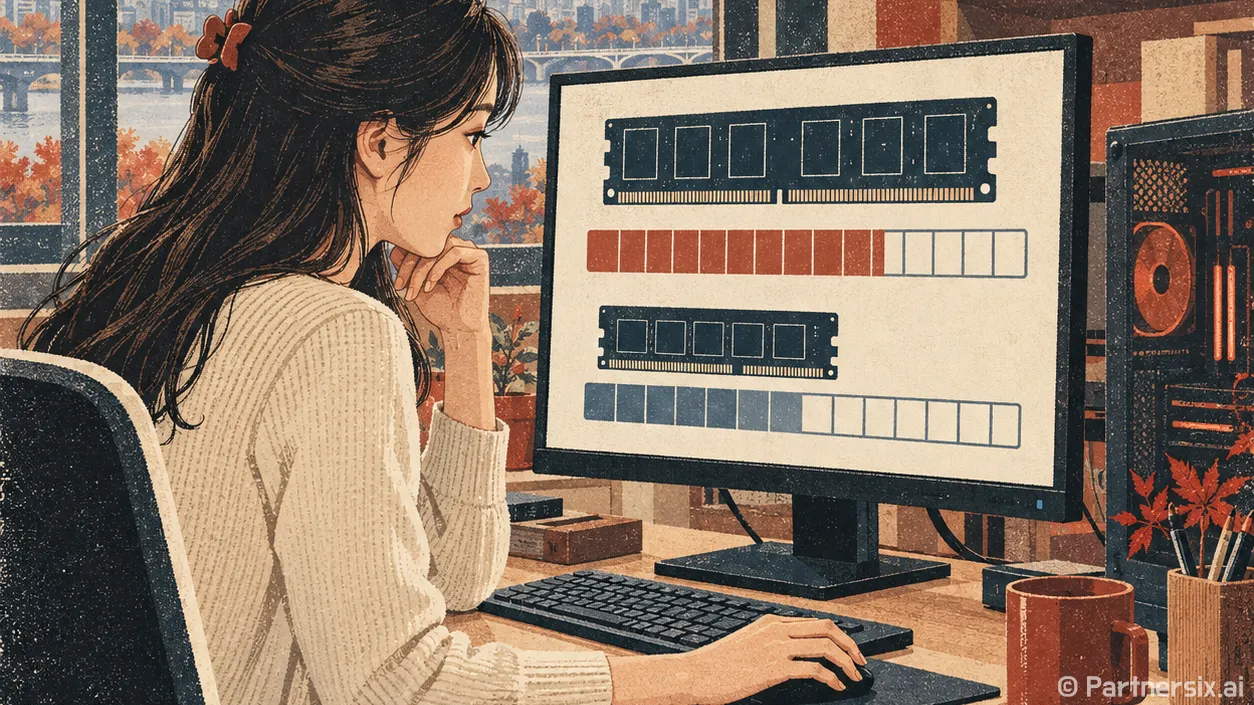 RAM 용량 확인하…