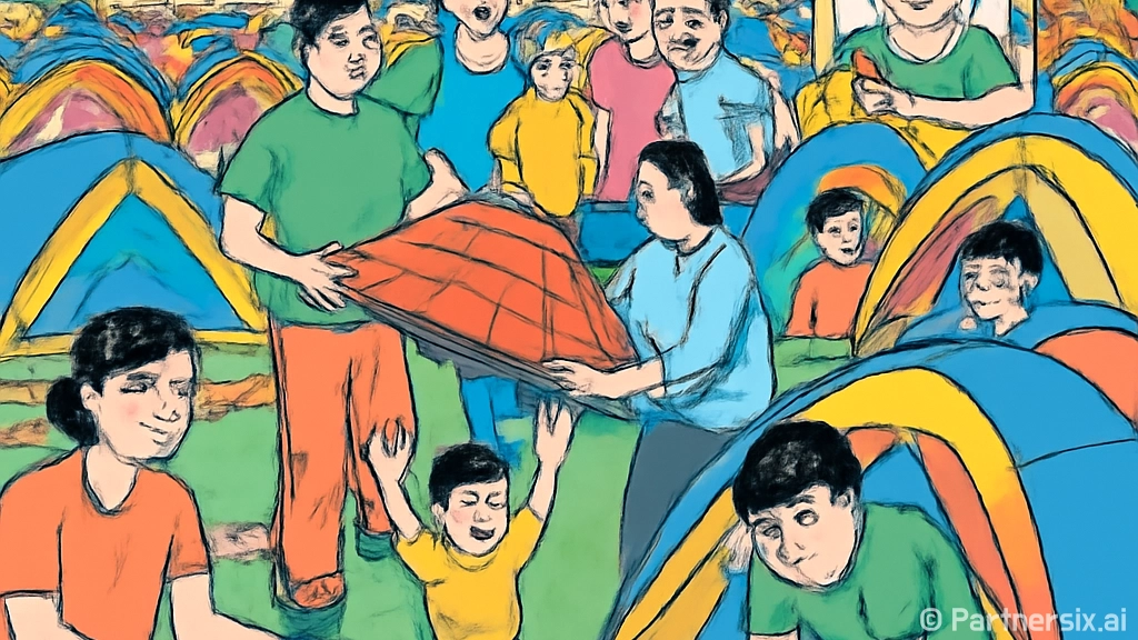 오월 텐트촌, 민주 시민 입주 모집