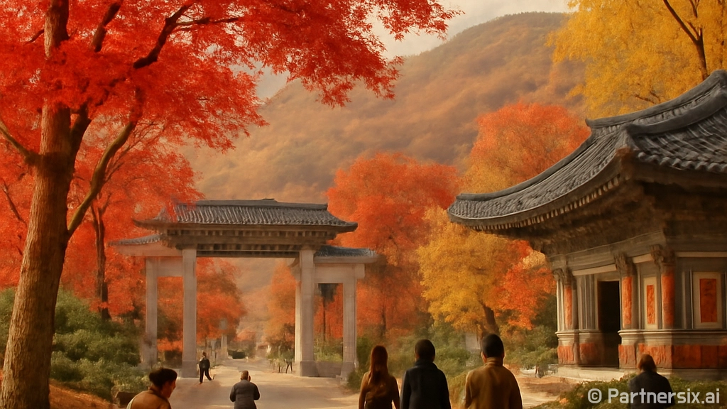 상무지구 가을 산책…