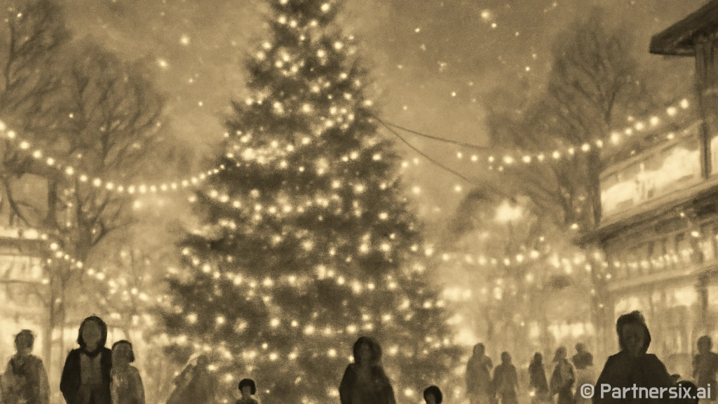 광주 겨울밤, 크리스마스 빛으로 물들다