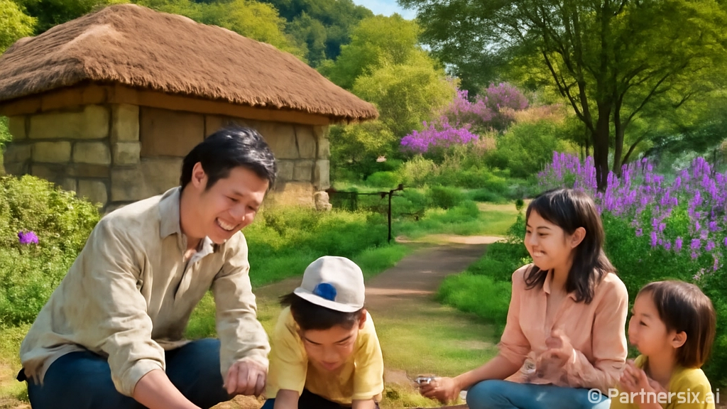 가족과 함께하는 빛…