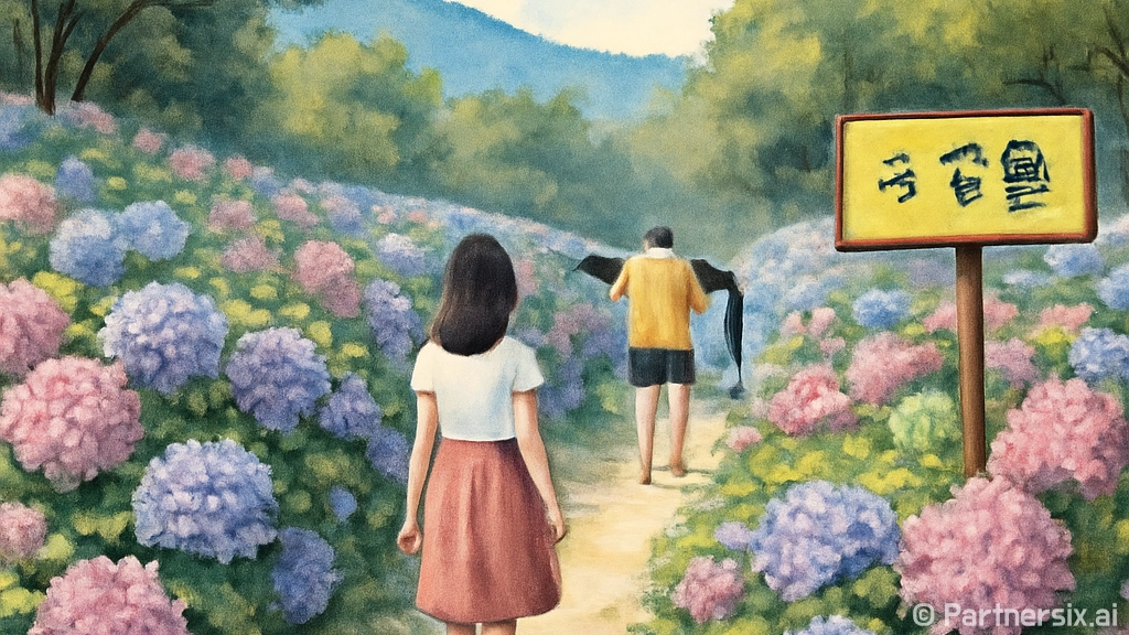 무등산 동적골 수국동산, 여름의 보석