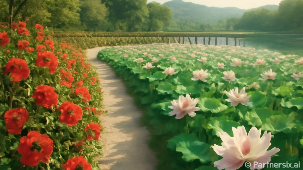 운천저수지 여름꽃 …