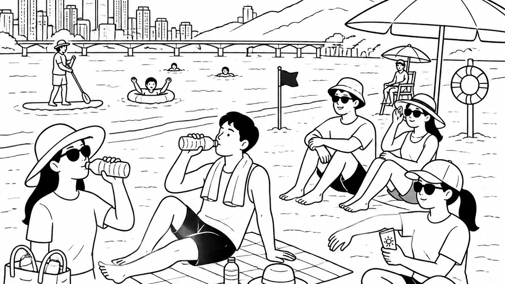 폭염 속 바다 안전…
