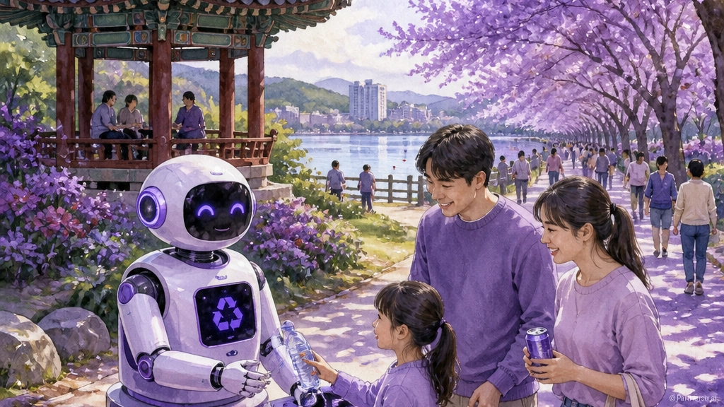 AI 재활용 로봇으로 환경과 포인트 두 마리 토끼