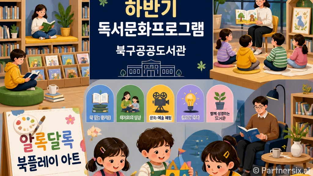 2026년 하반기 북구 구립도서관 독서문화 프로그램 안내