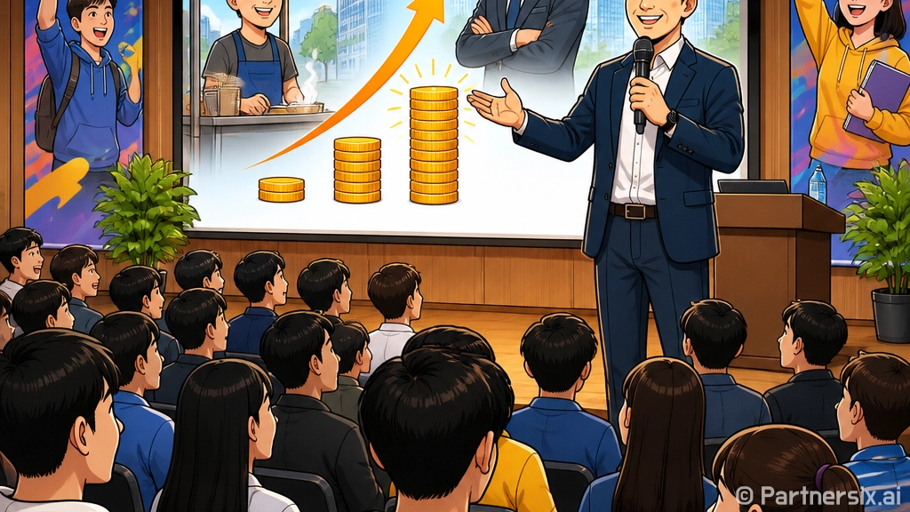 노점상 출신 김성진 대표 창업 특강