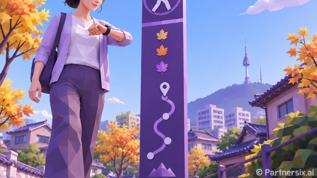가을 명소 걷기 챌린지로 건강과 선물 두 마리 토끼