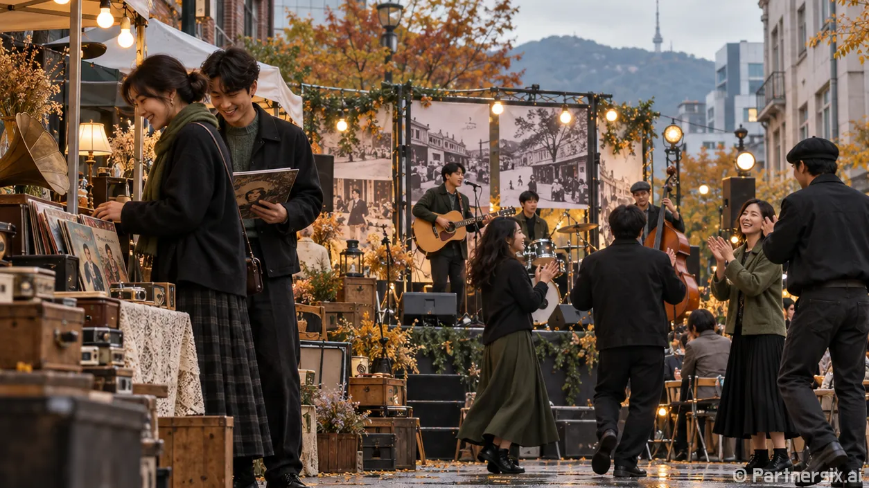 충장로 물든 추억의 노래