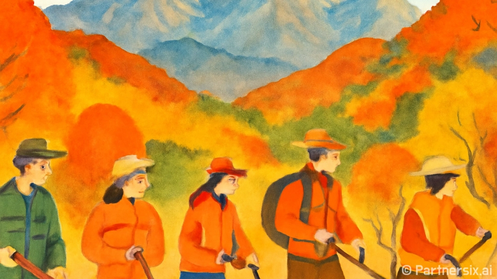 강원도, 가을철 산…