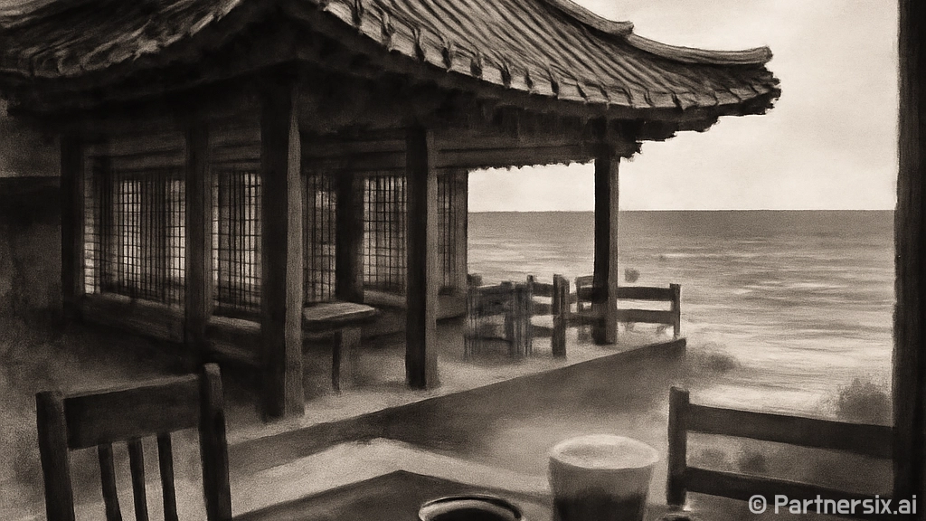 강원도 한옥 카페에…