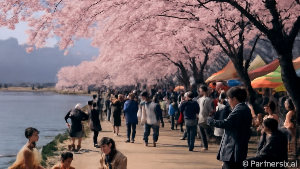 속초 영랑호 벚꽃축…