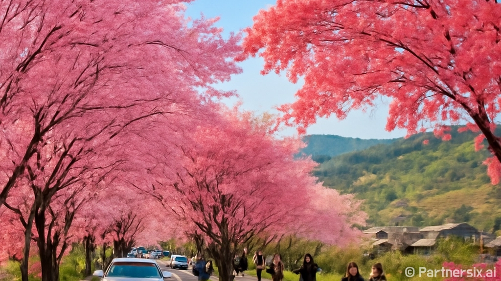 춘천 부귀리 벚꽃축제 4월 11일 개막