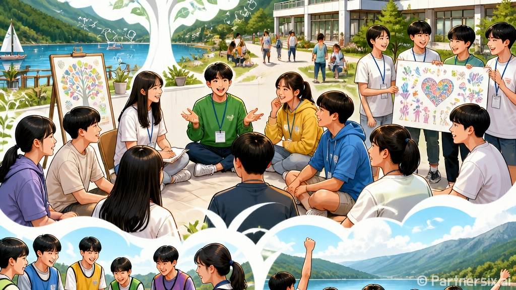 평창 청소년 성장 캠프 현장