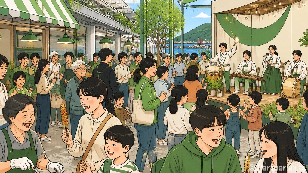 동쪽바다중앙시장 풍덩, 발한지구 도시재생 새바람