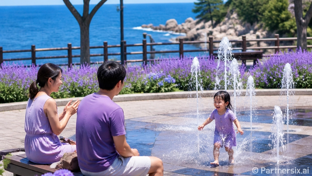 삼척 이사부사자공원, 아이와 함께한 여름의 여유