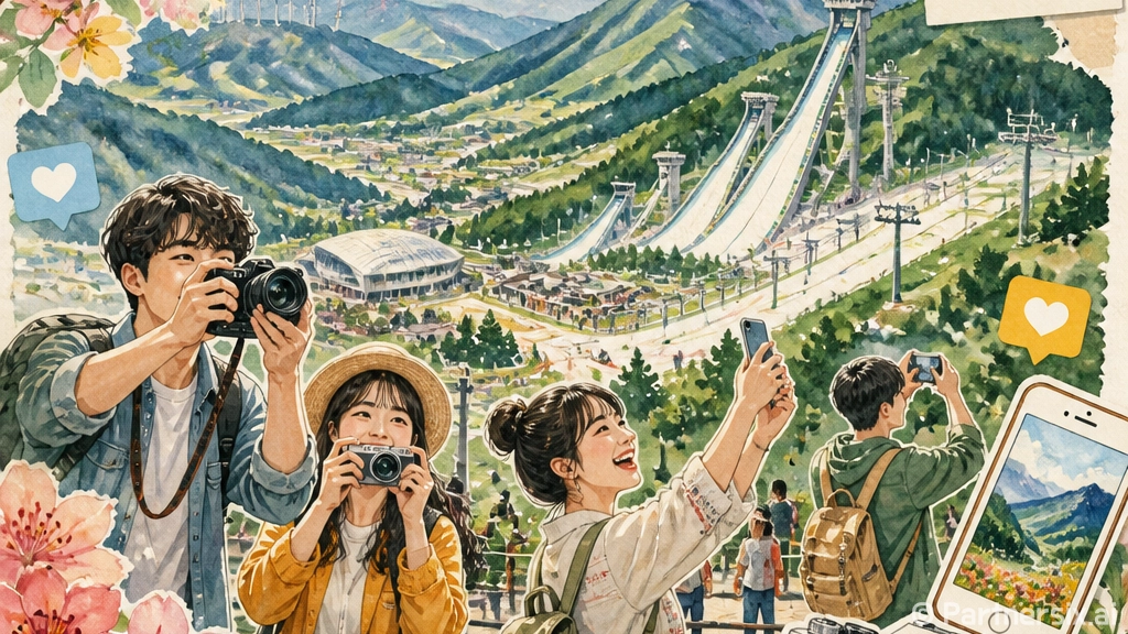 평창 여행지 인증샷…