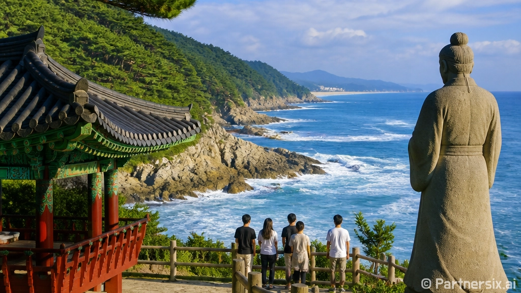 삼척 해가사와 증산해변 역사와 자연의 만남