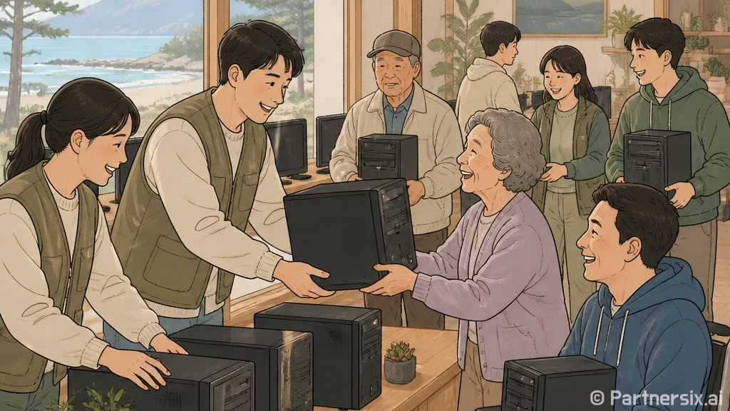 강릉시 정보취약계층 중고 PC 무상 지원