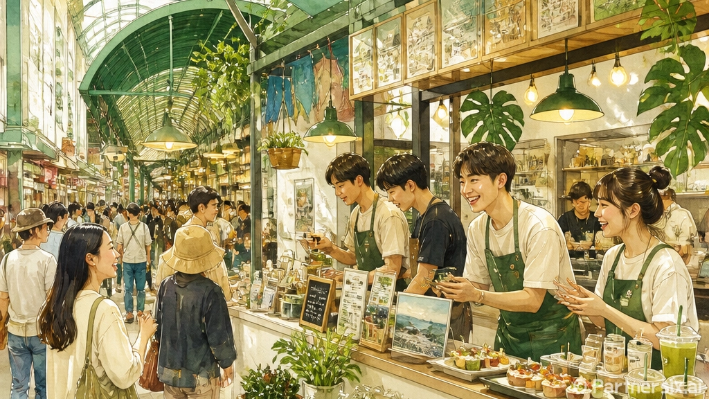 동쪽바다중앙시장 청년 창업 공간 풍덩 개장