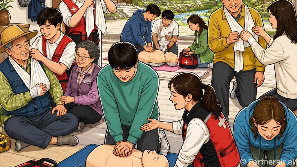 홍천군 체험마을 응급처치 전문인력 양성