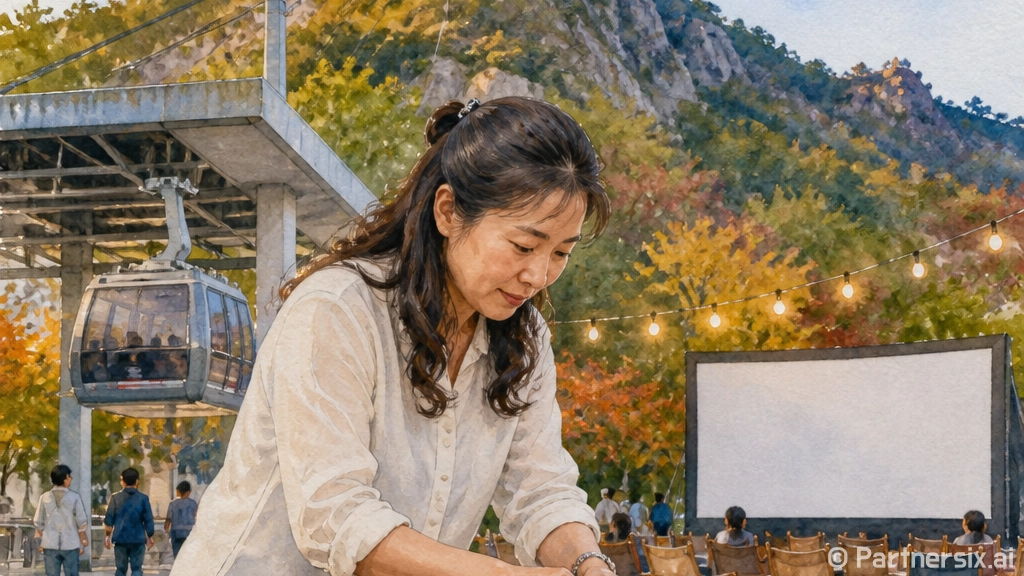 가리왕산 가을밤 영화 축제