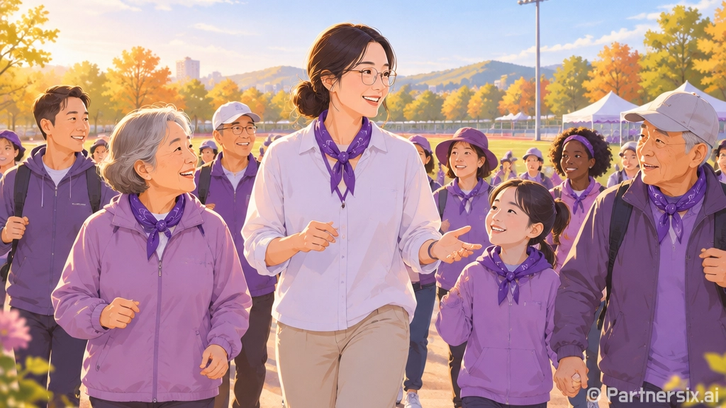 평창군, 치매 극복의 날 기념식과 걷기 행사 성황