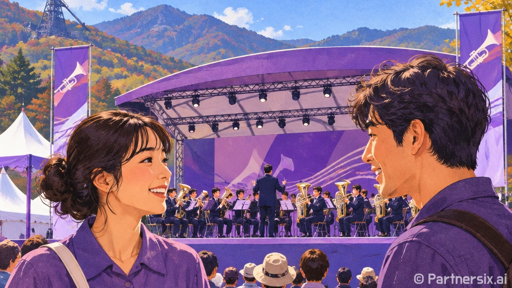 가을밤을 수놓은 태백관악대축제