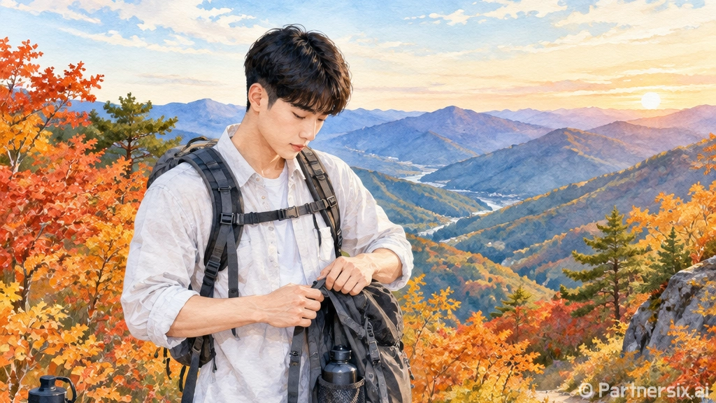 정선 가을산행, 안…
