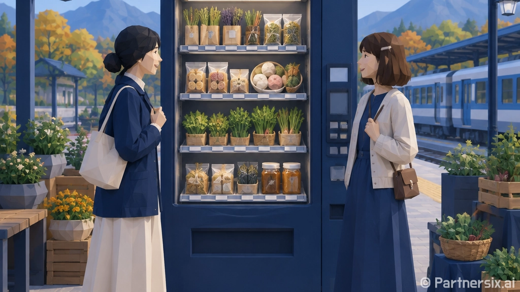 정선 5일장 상생자판기 제천역서 개장