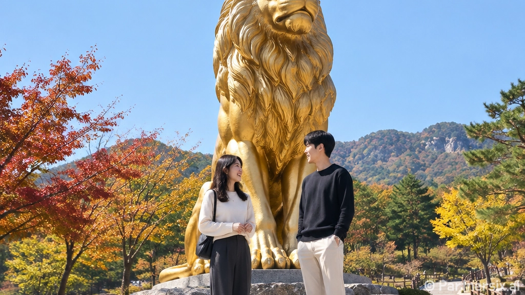 삼척 가을 산책 명소 이사부사자공원