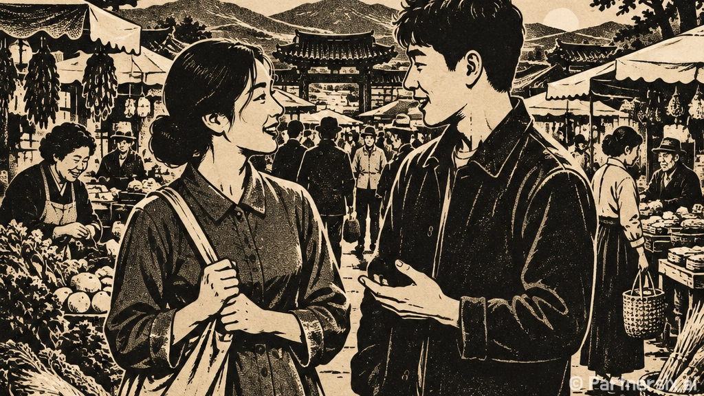 동해 북평민속시장 명절 전날 풍경