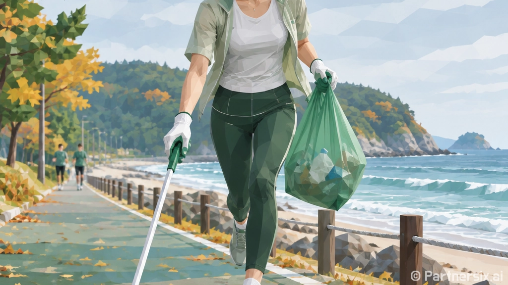 망상해수욕장 가을 …