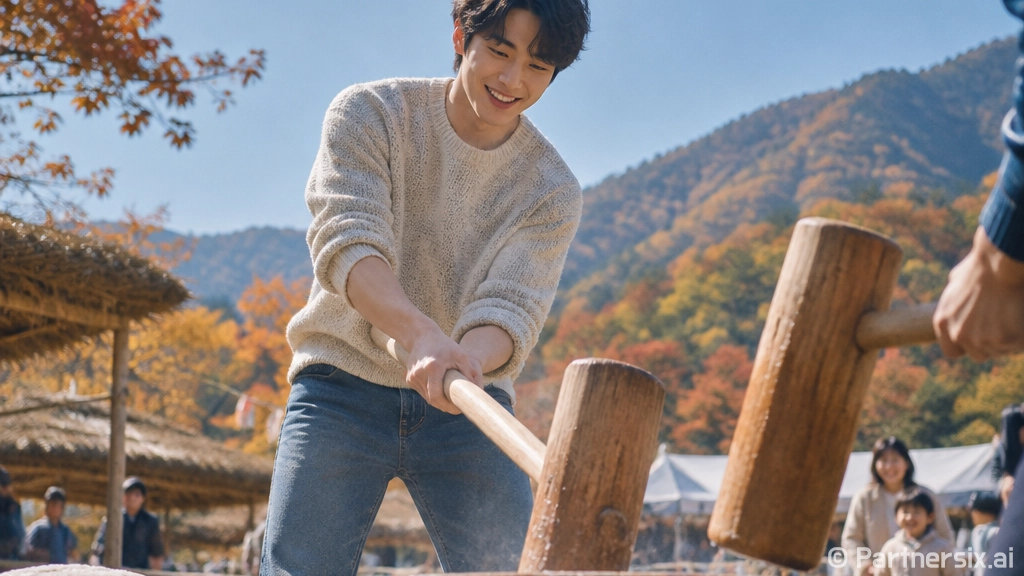 가을 망상에서 즐기…