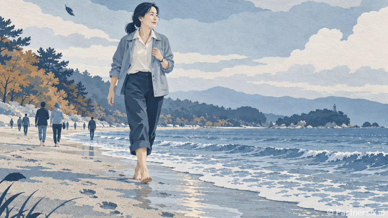 송지호 맨발로 잇는 평화