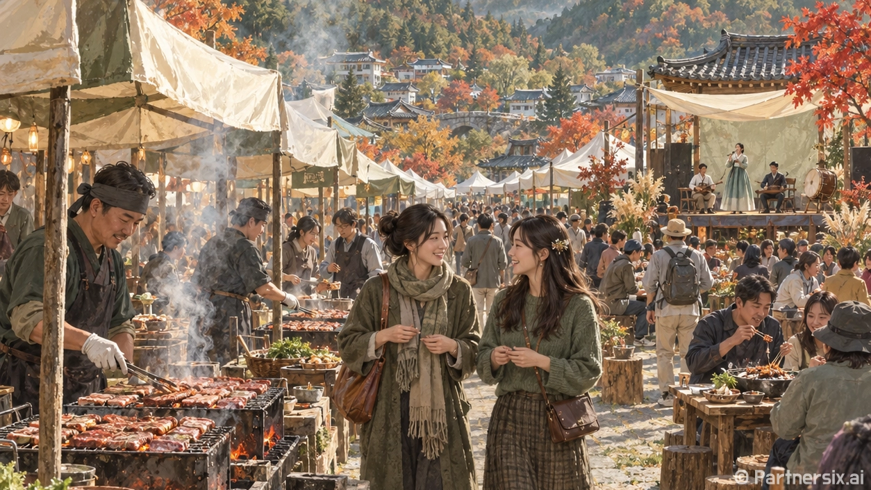 태백 쇠바우골 고기잔치