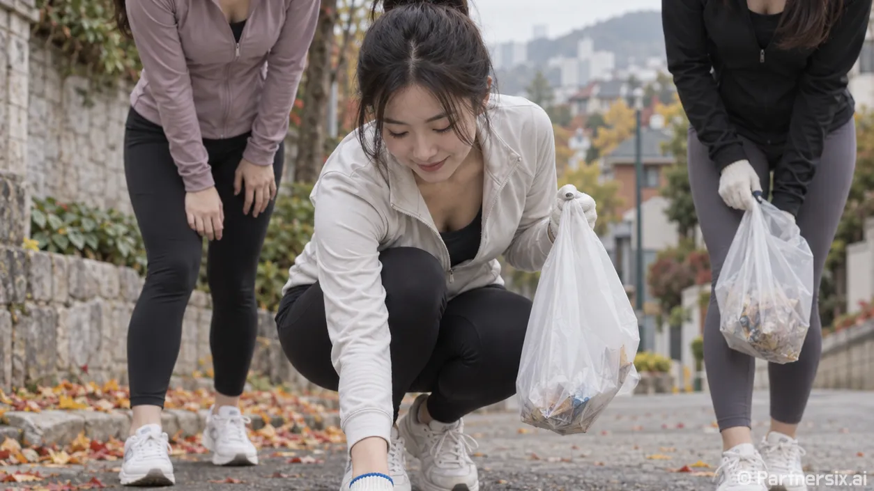 꽁초 줍고 건강 걷고